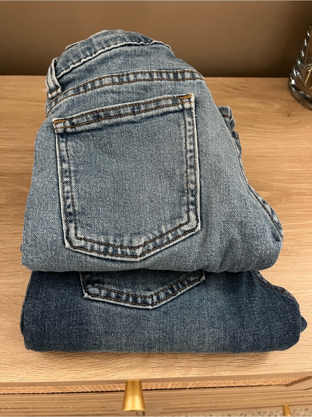 Boys Wrangler Light Wash Blue Denim Jeans - Classic Pocket Design